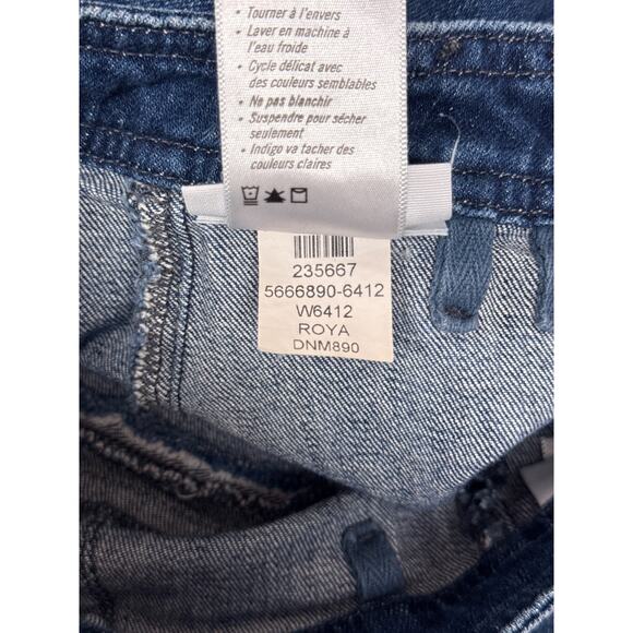 Paige Jeans 25 Petite Womens Anessa High Rise Wide Leg Cropped - Picture 8 of 9